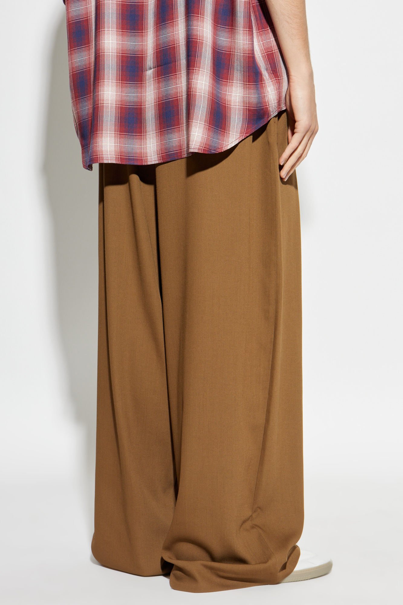 Acne Studios Canvas Trousersダブルニー　サイズXXS Acne Studios Palma double-knee cotton-canvas trousers